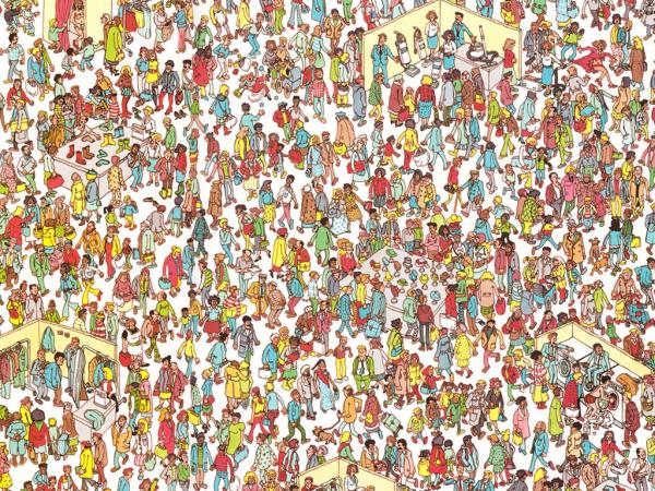 buscar wally. Donde esta wally ?